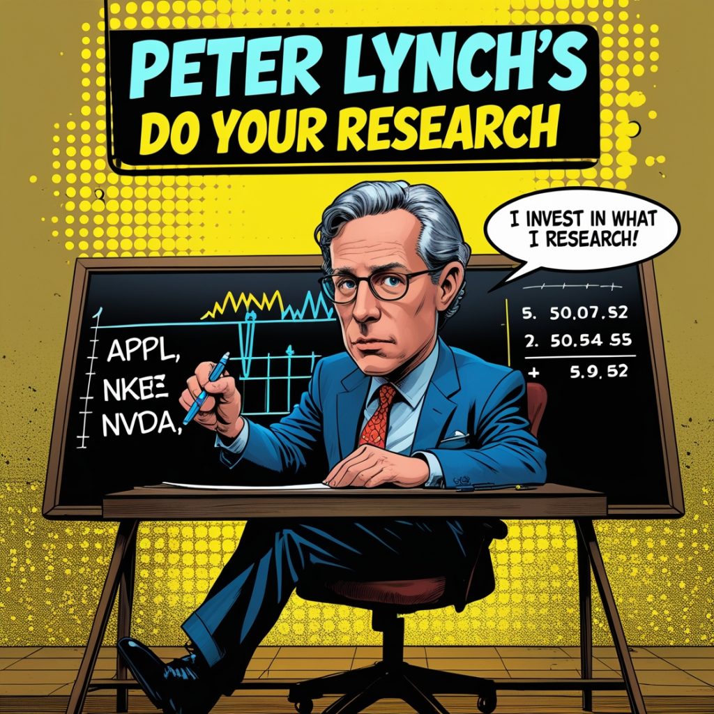 Peter Lynch Investment Strategy - Do your Research
