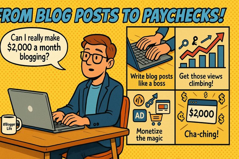 Earn 2000 monthly blogging