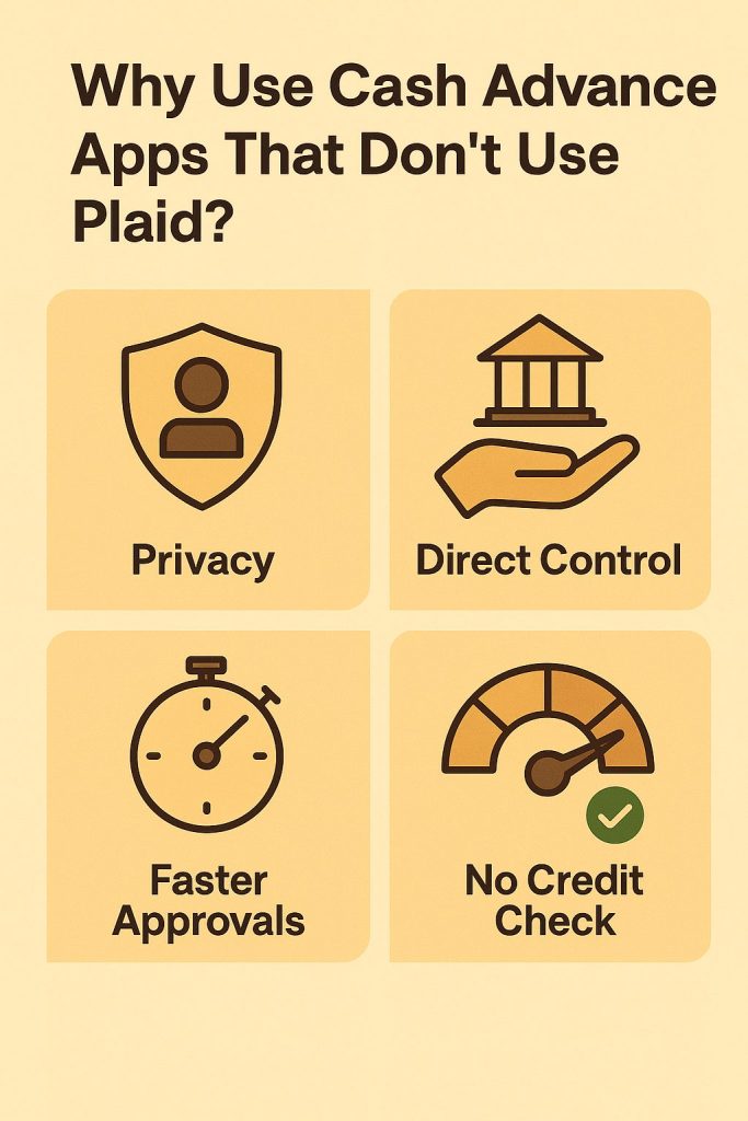 Cash Advance Apps that don’t use Plaid