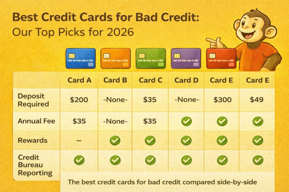 Best Credit Cards for Bad Credit